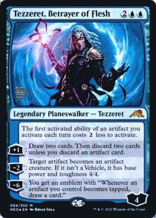 Tezzeret, Betrayer of Flesh (Kamigawa: Neon Dynasty)